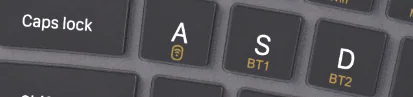 AF02 BT1 and BT2 connection keys